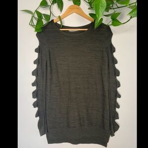 Stitches & Stripes tunic cut out sweater. XS